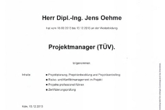 TÜV Rheinland Projektmanager